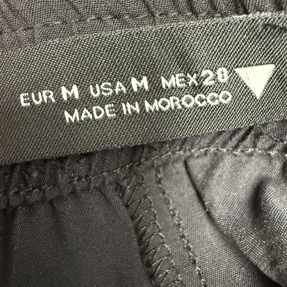 EUC Women's ZARA Flowy Ankle‎ Pants Black | Size M - Picture 8 of 12